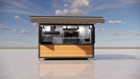 Kiosque de restaurant modulaire préfabriqué en conteneur de haute qualité / Kiosque alimentaire en conteneur maritime pour drive-through