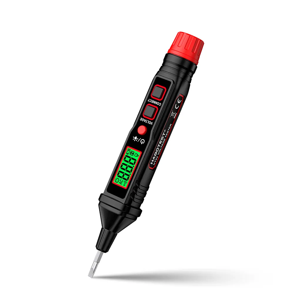 Beste Elektrische Testdraadapparatuur Wisselspanningsdetector Tester Pen Elektrische Stroomonderbreking Batterijcontrole Met Schroevendraaier Ht92