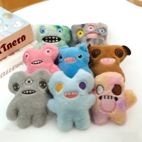 Boneka Monster Gigi Besar Lucu Imut, Boneka Monster Jelek Lucu, Mainan Boneka Lembut Isi Kapas PP untuk Anak Perempuan, Penghibur Anak