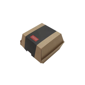 Caja <span class=keywords><strong>de</strong></span> hamburguesas <span class=keywords><strong>de</strong></span> <span class=keywords><strong>cartón</strong></span> desechable <span class=keywords><strong>de</strong></span> papel Kraft barata personalizada <span class=keywords><strong>de</strong></span> fábrica al por mayor precio bajo <span class=keywords><strong>para</strong></span> contenedor <span class=keywords><strong>de</strong></span> embalaje <span class=keywords><strong>de</strong></span> comida rápida - Product Image 1