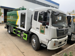 Camión de Succión y Limpieza de Alcantarillado Dongfeng de 12cbm, de Servicio Mediano y Confiable, para Limpieza de Alcantarillado y Succión de Lodos - Product Image 4