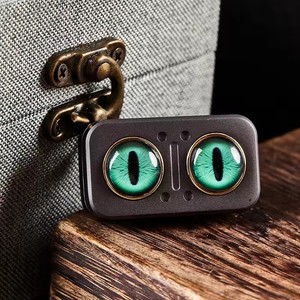 Exquisito Juguete Antiestrés con Forma de Búho, Spinner de Aleación de Zinc, Deslizador Personalizado para Aliviar el Estrés y la Relajación en la Oficina - Product Image 5