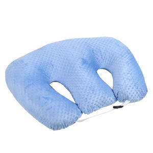 Stock Solid Color Baby <strong>Twins</strong> <strong>Pillow</strong> Tummy Time Nursing <strong>Pillow</strong> <strong>Feeding</strong> <strong>Pillow</strong> With Breathable Comfortable Pillowcase - Product Image 6