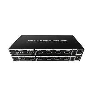 4 IN 2 OUT HDMI Matrix With Ultra HD Up To 4K 60Hz4:4:4 8bit HDR And HDCP2.2