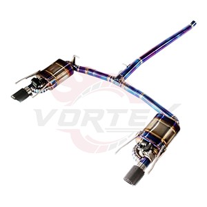 Sistema de Escape Valvetronic Vortex de Titanio para Toyota Camry, Silenciador de Alto Rendimiento, Tubo en Y Azul Quemado con Puntas de Carbono, Catback - Product Image 2