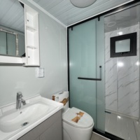 Maison-conteneur moderne extensible de 40 pieds certifiée AS1576, étanche et résistante au vent, avec conception en kit pour usage hôtelier