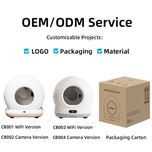 Bac à litière pour chat autonettoyant OEM Toilette automatique pour chats de grande capacité Tuya WiFi App Control Smart Auto Cleaning Bac à litière pour chat - Product Image 2