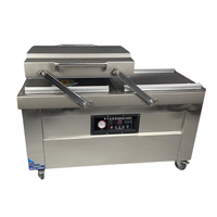 Scelleuse sous vide à double chambre en acier inoxydable 600PD, qualité alimentaire commerciale, facile à nettoyer, universelle pour usine et magasin