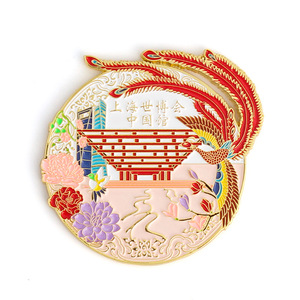 Aimants de réfrigérateur en résine, souvenirs touristiques, style créatif Wen Chuang <span class=keywords><strong>Feng</strong></span>, design magnétique en relief 3D, dessin animé mignon dessiné à la main - Product Image 1
