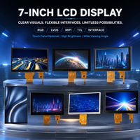 Hochwertige 7 Zoll IPS TFT LCD Module 800x480/1024x600/800x1280 Auflösung LCD-Display RGB/MIPI/MUC Schnittstelle Touchpanel LCD-Bildschirm