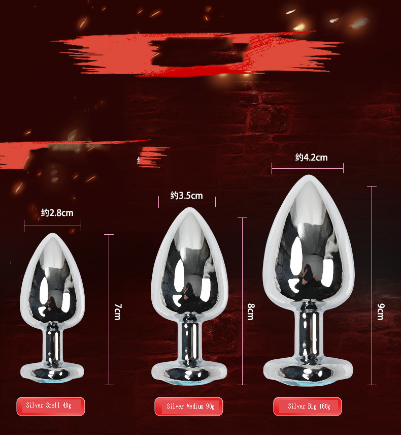 Stainless Steel Anal Plugs - Enjoyable Prostate Stimulators Stainless Steel Anal Plugs - Enjoyable Prostate Stimulators