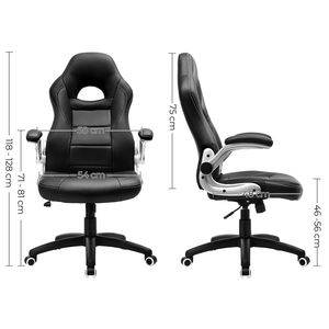 Chaise de <span class=keywords><strong>bureau</strong></span> moderne au design élégant, accoudoirs fixes, rotation à <span class=keywords><strong>360</strong></span>° °   Chaise de <span class=keywords><strong>bureau</strong></span> pivotante en cuir PU avec <span class=keywords><strong>plateau</strong></span> réglable et base en nylon - Product Image 2