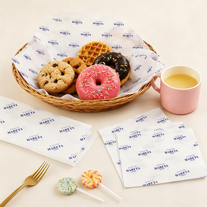 Custom Eco-Friendly Hamburger Packaging Paper Printing Wrapping Grease Proof Sandwich Shawarma Food Grade Wax Paper Bread Sushi - Product Image 6