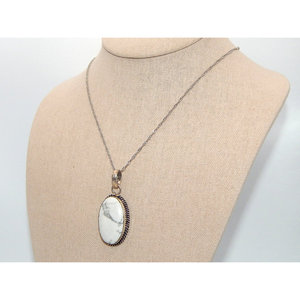 .925โซ่บิดเงินแท้และจี้อาเกตรูปไข่ - Product Image 4