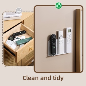 Wall-Mounted Storage Box Eco-Sustainable Holder Remote Control Aerator <b>TV</b>/Air Conditioner Use Remote Control Desktop Organizer - Product Image 4