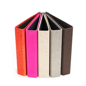 לוגו מותאם אישית בד מכוסה קשה A4 תיק קובץ תיקייה - Product Image 1