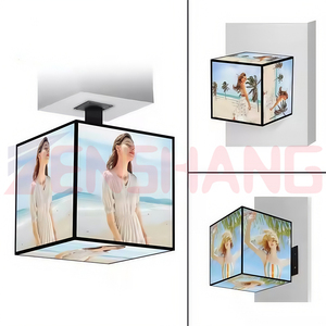 Impermeabile Controllo App P4 Rotante 4 5 Late <span class=keywords><strong>Cubo</strong></span> Display Montatura a Parete Esterno Personalizzato Led Cartello <span class=keywords><strong>Cubo</strong></span> per il Partito Negozio Ristorante - Product Image 3