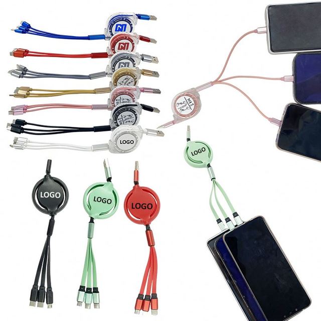 Fast Charging Cable 4-In-1 Multi Phone Cable Popular Style Mobile Charging Cable