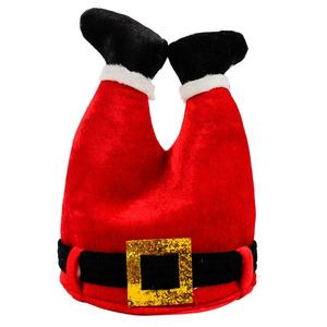 Nouveau chapeau <span class=keywords><strong>de</strong></span> noël décoration créative poignée elfe pieds fou fête drôle chapeaux <span class=keywords><strong>de</strong></span> noël - Product Image 2