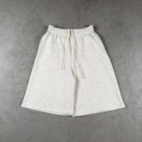 Shorts de sport amples et larges en molleton épais personnalisables avec logo pour homme – Style streetwear