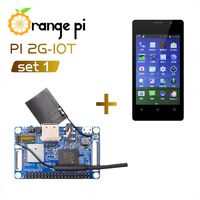 Orange Pi Set 10 : Orange Pi 2G-IOT+3.97 Inch Layar Sentuh TFT LCD Warna Hitam Set
