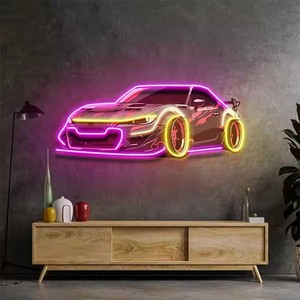 Car Art Decoraciones ACryl Electronic Home Mall Lighting Company Posters DC Fuente de alimentación Signo Luces de neón LED personalizadas - Product Image 2
