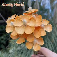 AM-PFKC05 Ammy Bouquet de fleurs violettes fait main 10P/lot Fleurs séchées préservées Noël Écologique Longue Durée