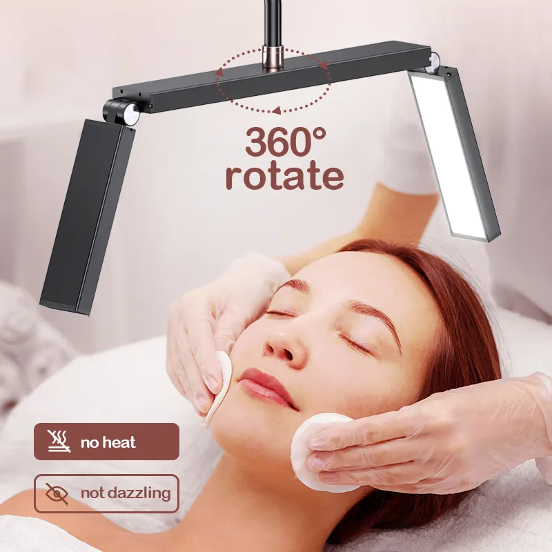 U forma di luce LED ricaricabile lampada di bellezza da pavimento per Spa sopracciglia tatuaggi artisti Extension salone