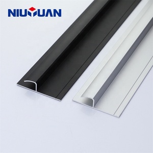 NIUYUAN Material de construcción de alta calidad Azulejo de aluminio anodizado a moldura de transición de piso de <span class=keywords><strong>vinilo</strong></span> - Product Image 1