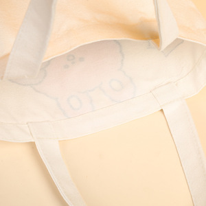 Sac fourre-tout en toile personnalisable Song Sheng, blanc pur, impression numérique, transfert thermique, emballage général - Product Image 3