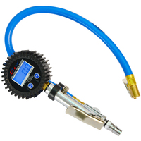 Manomètre numérique universel U-NAI UN-9604B avec rétroéclairage, 0-255 PSI, poignée ergonomique antidérapante, large compatibilité, usage domestique