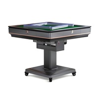 Machine à Mahjong Entièrement Automatique, Table de Mahjong Électrique Intelligente et Silencieuse pour Quatre Joueurs, Usage Domestique