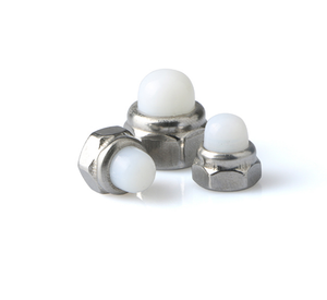 M6 M8 M10 M12 <span class=keywords><strong>DIN986</strong></span> Sechskant-Sechs kant muttern mit gewölbter Nylon kappe - Product Image 6