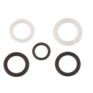 Kit de 5 joints en caoutchouc à motif annulaire plat de remplacement pour becs de lavabo, résistant à l'huile, en acier, pour l'industrie - Product Image 1