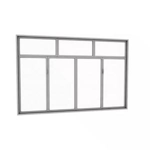 Fenêtre à manivelle en aluminium fenêtre ronde en aluminium intelligente conception <span class=keywords><strong>baie</strong></span> vitrée <span class=keywords><strong>coulissante</strong></span> en aluminium panoramique - Product Image 2