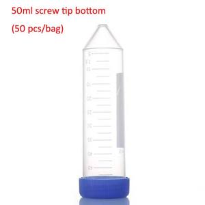 प्लास्टिक पीपी पेंच ढक्कन के साथ अपकेंद्रित्र ट्यूब स्पष्ट सफेद स्नातक 10ml 15ml 50ml 100ml - Product Image 5