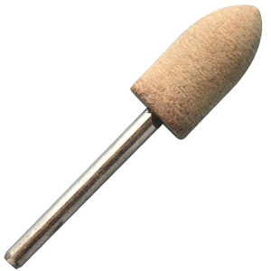 Tête de polissage en cuir pour outils rotatifs de bijouterie, forme conique, accessoire de meulage pour métal, bois, jade, 40-49 mm - Product Image 1