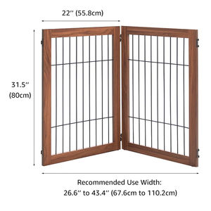 Pagar hewan peliharaan Premium Diy kualitas tinggi dalam ruangan 65cm baru bisa ditarik gerbang keselamatan bayi pagar penghalang hewan peliharaan dengan <span class=keywords><strong>2</strong></span> panel untuk dijual - Product Image 3