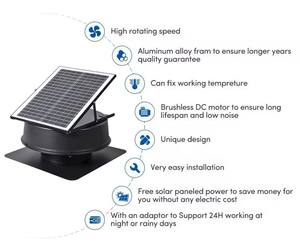 Ventilateur solaire <span class=keywords><strong>d</strong></span>'exhumation de Ventilation de système <span class=keywords><strong>d</strong></span>'<span class=keywords><strong>air</strong></span> frais de machine <span class=keywords><strong>d</strong></span>'échange <span class=keywords><strong>d</strong></span>'<span class=keywords><strong>air</strong></span> à haute efficacité de série silencieuse conçue par des professionnels - Product Image 2