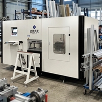 Máquina Fresadora CNC de 5 Ejes Tianchen para Aluminio, Máquina para Fabricar Puertas y Ventanas de Aluminio, Fresadora con Mesa de Trabajo de 510 mm de Ancho