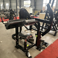 Machine à triceps à charge libre, série trois rails, réglage de la banquette, 5 niveaux de résistance, en acier inoxydable, robuste, usage commercial