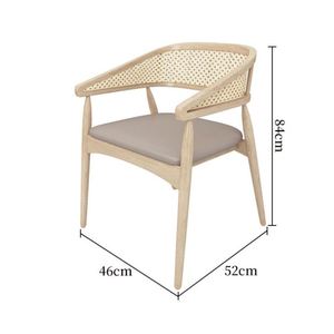 ชุดโต๊ะและเก้าอี้ร้านอาหารไม้หรูหราทันสมัยสำหรับขายส่ง เฟอร์นิเจอร์ร้านกาแฟ ชุดเก้าอี้รับประทานอาหารเชิงพาณิชย์ - Product Image 5