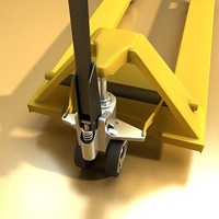 Transpalette manuel de 2.5 tonnes avec roues en polyuréthane Transpalette manuel durable avec capacité de charge élevée