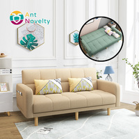 Canapé-lit pliable en tissu moderne AntNovelty - Chaise convertible multifonctionnelle pour salon et chambre
