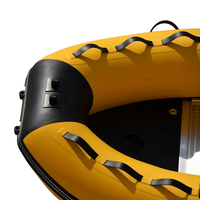 Bote de Rescate Inflable de PVC de 3.3m con Piso de Láminas de Aleación de Aluminio y Asientos Removibles