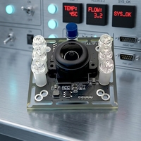 Module de caméra USB haute vitesse 1MP 720P avec obturateur électronique, LED infrarouge, capteur CMOS MJPEG/YUV2 pour paiement facial en ATM et kiosque intérieur