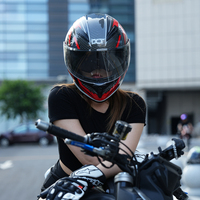 Casque de moto intégral ABS homologué DOT, nouveau design rétro pour course automobile, double visière, vente en gros