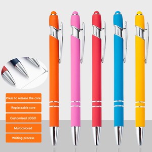 Bestseller: Penna a Sfera in Metallo Durevole con 7 Colori Vivaci e Punta Sostituibile per Ufficio, Scrittura e Appunti per Studenti - Product Image 1