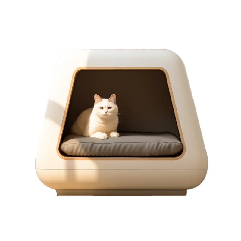 Vendita calda stile semplice grande letto gatto casa del gatto design in legno cat house