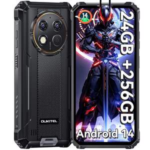 Smartphone robuste Oukitel G10F1, 10600 mAh, 6 Go de RAM, 256 Go de ROM, bandes 4G globales, Android 14, 48 MP, NFC - Product Image 1